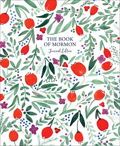 Stock image for The Book of Mormon Journal Edition Red Floral--No Index for sale by Zoom Books Company
