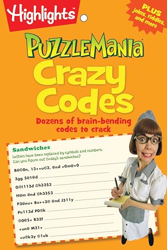 9781629794259: Crazy Codes: Dozens of brain-bending codes to crack (Highlights Puzzlemania Puzzle Pads)