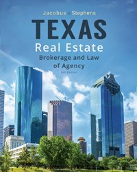 Imagen de archivo de Texas Real Estate Brokerage and Law of Agency 6e by Charles J. Jacobus George C. Stephens (2014-01-01) Textbook Binding a la venta por SecondSale