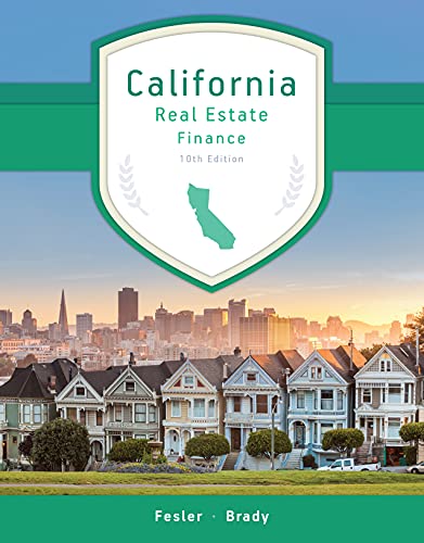 Stock image for California Real Estate Finance for sale by Save With Sam