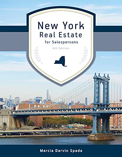 Imagen de archivo de New York Real Estate for Salespersons a la venta por TextbookRush