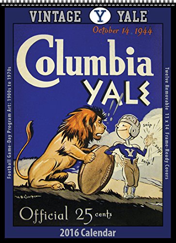 9781630362171: Yale Bulldogs 2016 Vintage Football Calendar