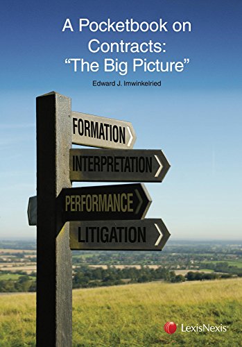 Stock image for A Pocketbook on Contracts: The Big Picture for sale by ThriftBooks-Atlanta