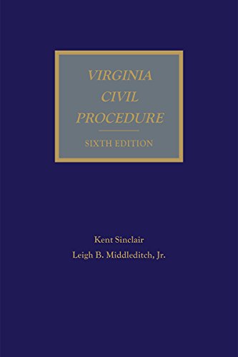 Stock image for Virginia Civil Procedure for sale by Textbooks_Source