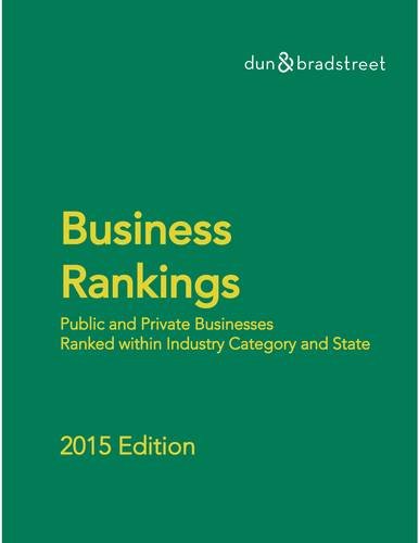 9781630534868: Business Rankings: Public and Private Businesses Ranked Within Industry Category and State