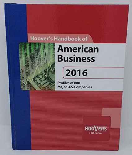 9781630538224: Hoover's Handbook of American Business 2016