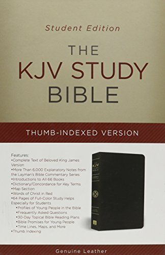9781630587024: The KJV Study Bible: King James Version, Black, Genuine Leather (King James Bible)