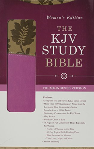 9781630587031: The KJV Study Bible: King James Version, Tan / Pink, Women's Edition