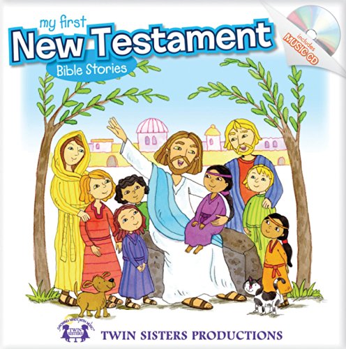 9781630587826: My First New Testament Padded Board Book & CD (Let's Share a Story)
