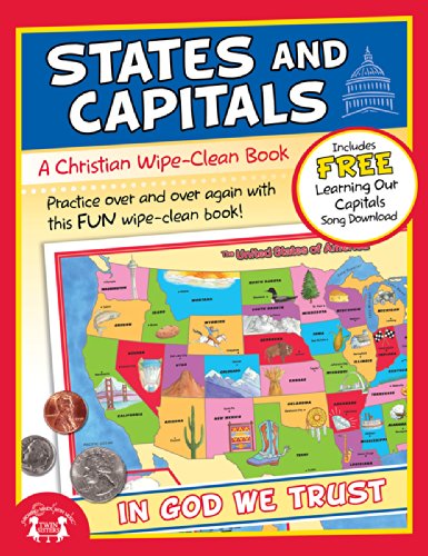 Stock image for States and Capitals Christian Wipe-Clean Workbook (Let's Do It Again! Workbooks) for sale by SecondSale