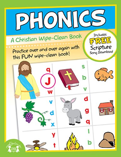 Beispielbild fr Phonics Christian Wipe-Clean Workbook (Let's Do It Again! Workbooks) zum Verkauf von Bookmonger.Ltd