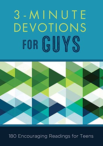 Beispielbild fr 3-Minute Devotions for Guys: 180 Encouraging Readings for Teens zum Verkauf von SecondSale