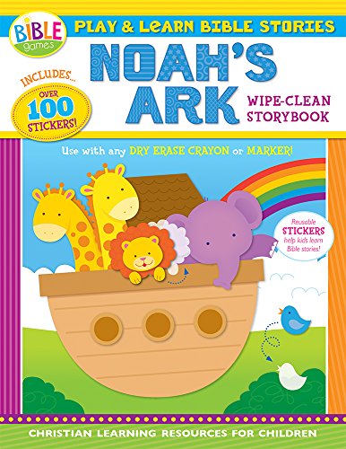 9781630588946: Play and Learn Bible Stories: Noah's Ark: Wipe-Clean Storybook (I'm Learning the Bible Activity Book)
