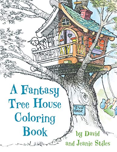 

A Fantasy Tree House Coloring Book (Paperback or Softback)