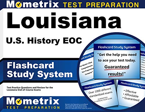 Imagen de archivo de Louisiana U.S. History EOC Flashcard Study System: Louisiana EOC Test Practice Questions & Exam Revi a la venta por Save With Sam
