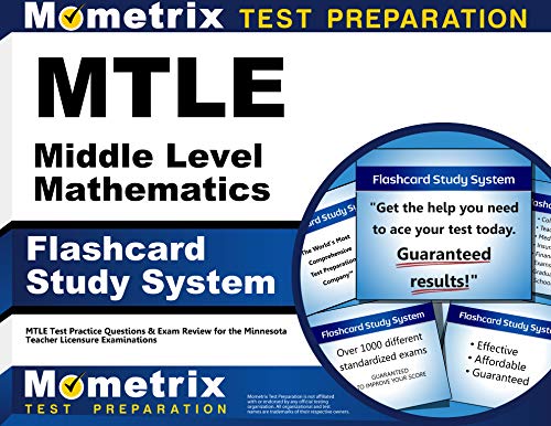 Stock image for Mtle Middle Level Mathematics Study System: Mtle Test Practice Questions and Exam Review for the Minnesota Teacher Licensure Examinations for sale by Revaluation Books