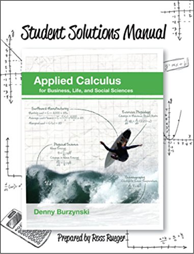 Stock image for Student Solutions Manual for Applied Calculus SSM 2015 for sale by BooXX in Stock