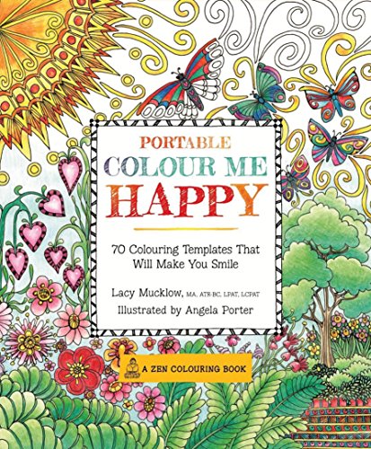Beispielbild fr Portable Color Me Happy (A Zen Coloring Book) zum Verkauf von Studibuch