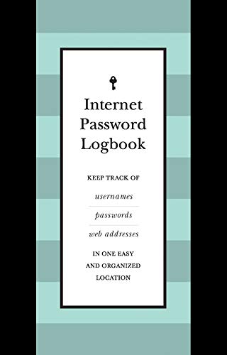 9781631065644: Internet Password Journal (Black Leatherette) [Idioma Ingls]: Keep track of usernames, passwords, web addresses in one easy and organized location