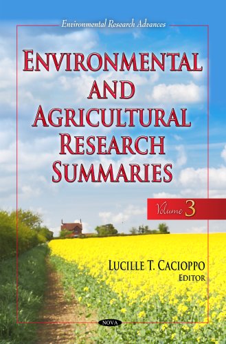 Imagen de archivo de ENVIRONMENTAL AND AGRICULTURAL RESEARCH: Volume 3 (Environmental Research Advances) a la venta por WorldofBooks