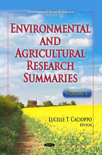 Imagen de archivo de ENVIRONMENTAL AND AGRICULTURAL RESEARCH Volume 6 Environmental Research Advances a la venta por PBShop.store US