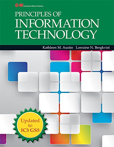 Beispielbild fr Principles of Information Technology zum Verkauf von SecondSale