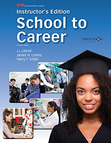 Imagen de archivo de School to Career: Instructor's Edition a la venta por Book Deals