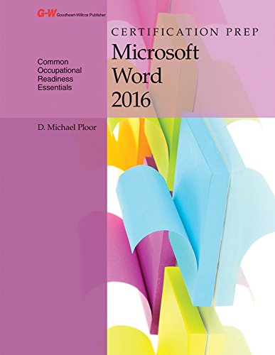 Imagen de archivo de Certification Prep Microsoft Word 2016 a la venta por Ergodebooks