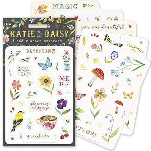 Stock image for Katie Daisy Planner Stickers (6 unique sheets, 168 stickers): Daydream Pack for sale by Ergodebooks