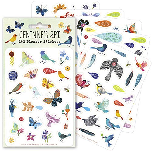 Beispielbild fr Geninne's Art Planner Stickers (6 unique sheets, 162 stickers) zum Verkauf von Ergodebooks