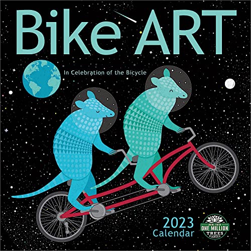 Stock image for Bike Art 2023 Wall Calendar: In Celebration of the Bicycle | 12" x 24" Open | Amber Lotus Publishing for sale by Revaluation Books