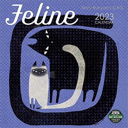 Imagen de archivo de Feline 2023 Wall Calendar: Terry Runyan's Cats a la venta por -OnTimeBooks-