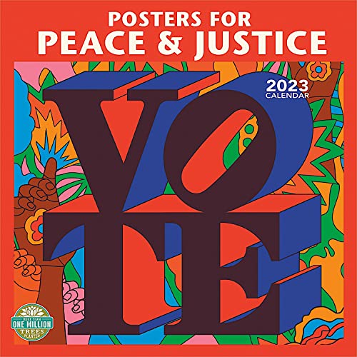 Imagen de archivo de Posters for Peace & Justice 2023 Wall Calendar: A History of Modern Political Action Posters | 12" x 24" Open | Amber Lotus Publishing a la venta por Revaluation Books