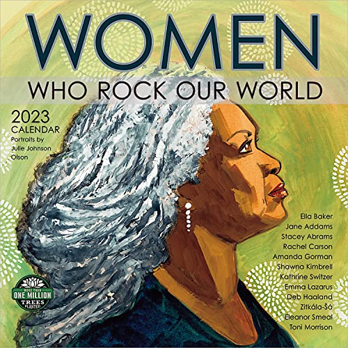 Stock image for Women Who Rock Our World 2023 Wall Calendar | 12" x 24" Open | Amber Lotus Publishing for sale by Revaluation Books