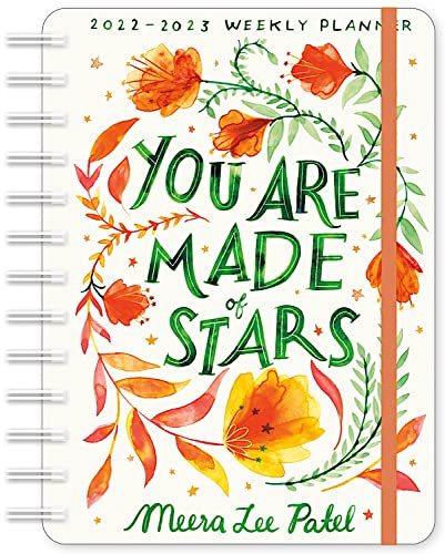 Stock image for Meera Lee Patel 2022-2023 Weekly Planner: You Are Made of Stars | On-the-Go 17-Month Calendar (Aug 2022 - Dec 2023) | Compact 5" x 7" | Flexible Cover, Wire-O Binding, Elastic Closure, Inner Pocket for sale by GF Books, Inc.