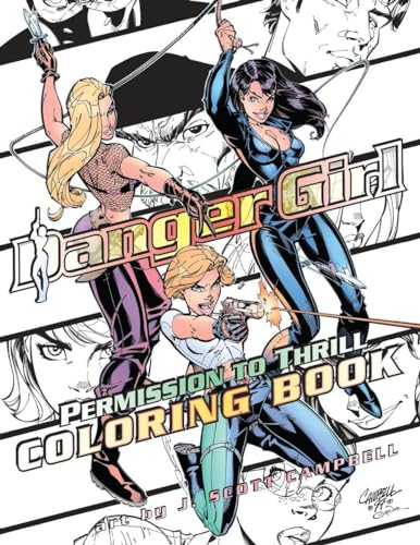 9781631405716: Danger Girl: Permission to Thrill Coloring Book