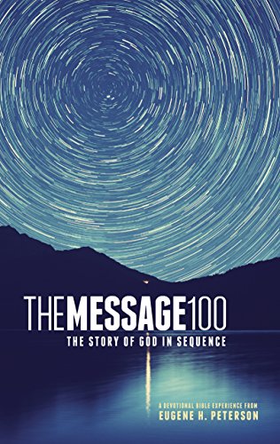 Stock image for The Message 100 Devotional Bible (Hardcover, Starry Night): The Story of God in Sequence for sale by ZBK Books