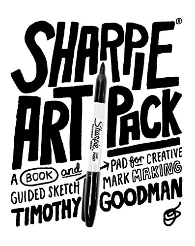 Stock image for Sharpie Art Pack: A Book and Guided Sketch Pad for Creative Mark Making for sale by Open Books