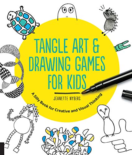 Stock image for Tangle Art and Drawing Games for Kids: A Silly Book for Creative and Visual Thinking for sale by SecondSale