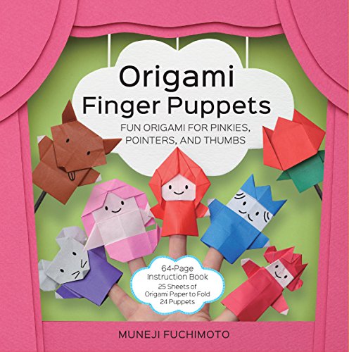 Stock image for Origami Finger Puppets: Fun Origami for Pinkies, Pointers, and Thumbs - 64-Page Instruction Book, 25 Sheets of Origami Paper to Fold 24 Puppets for sale by SecondSale