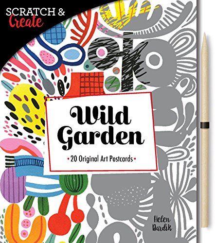 9781631593871: Scratch & Create: Wild Garden: 20 original art postcards