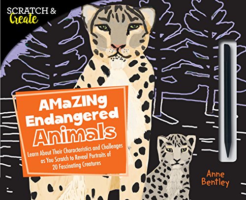 Beispielbild fr Scratch & Create: Amazing Endangered Animals: Learn About Their Characteristics and Challenges as you Scratch to Reveal Portraits of 20 Fascinating Creatures zum Verkauf von WorldofBooks