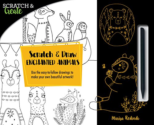 Beispielbild fr Scratch & Draw Enchanted Animals: Use the easy-to-follow drawings to make your own beautiful artwork! (Scratch & Create) zum Verkauf von Bookmonger.Ltd
