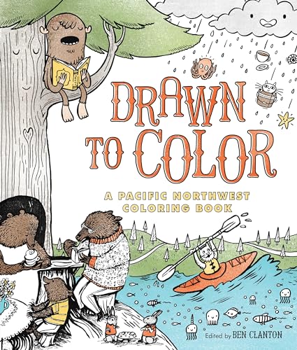 Beispielbild fr Drawn to Color: A Pacific Northwest Coloring Book zum Verkauf von Lakeside Books