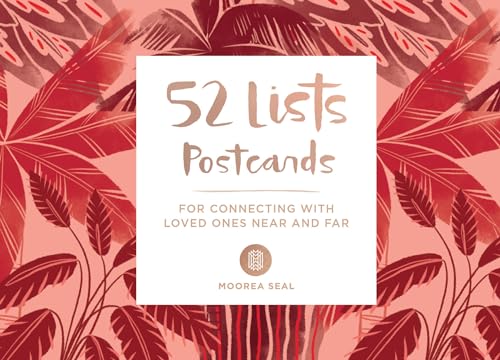 Stock image for 52 Lists Postcards (52 unique postcards, 26 different backgrounds, 13 different prompts): For Connecting with Loved Ones Near and Far for sale by BooksRun