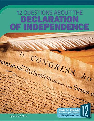 Beispielbild fr 12 Questions about the Declaration of Independence zum Verkauf von ThriftBooks-Dallas