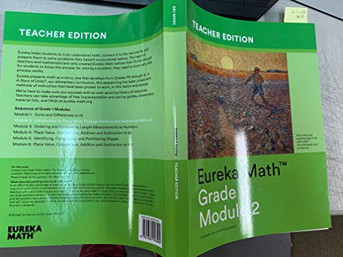 Stock image for Eureka Math Teacher Edition Grade 1 Module 2 Introduction to Place Value Through Additional and Subtraction Within 20 for sale by Decluttr