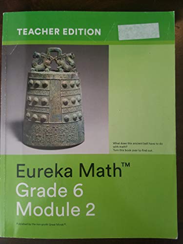 Beispielbild fr Eureka Math Grade 6 Module 2 Teachers Edition zum Verkauf von BooksRun