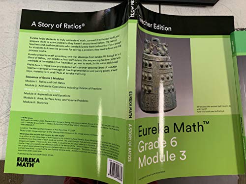 Beispielbild fr Eureka Math Teacher Edition Grade 6 Module 3, Rational Numbers zum Verkauf von BooksRun