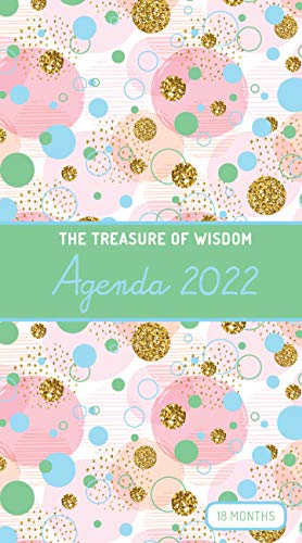 Imagen de archivo de The Treasure of Wisdom - 2022 Pocket Planner - Bubbles and Gold - Green: An 18 month planner with inspirational Bible verses a la venta por Revaluation Books